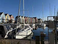 Blick vom Yachthafen