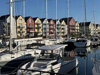 Blick vom Yachthafen